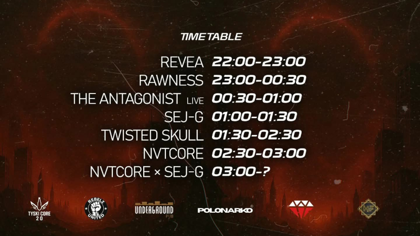 Timetable na Tyski Core 2.0 06.02.2026