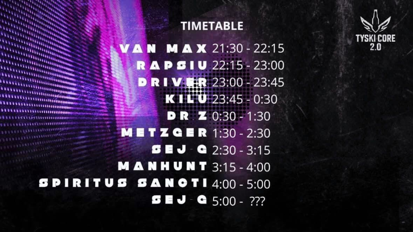 Timetable na Tyski Core 2.0 #2