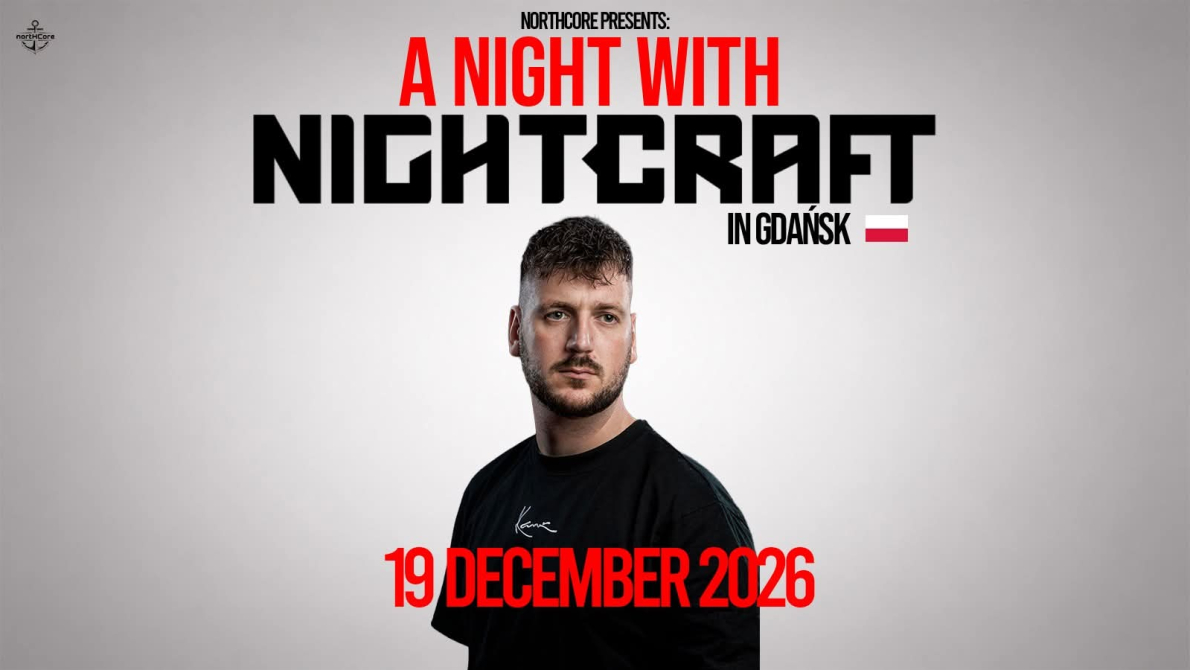 Plakat imprezy nightcore