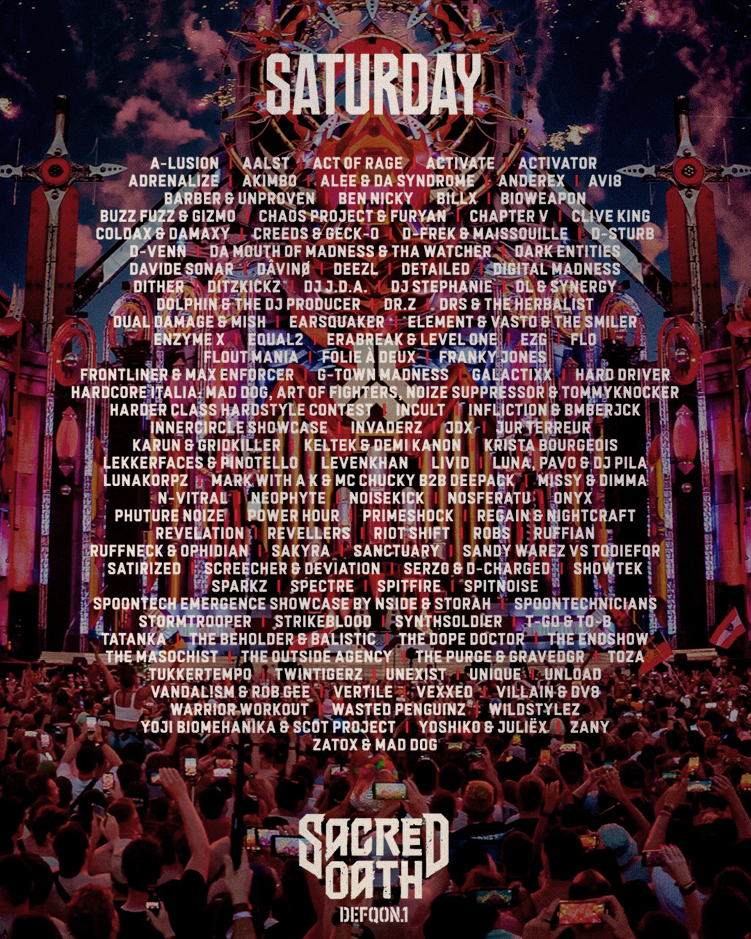 Defqon.1 2026 lineup