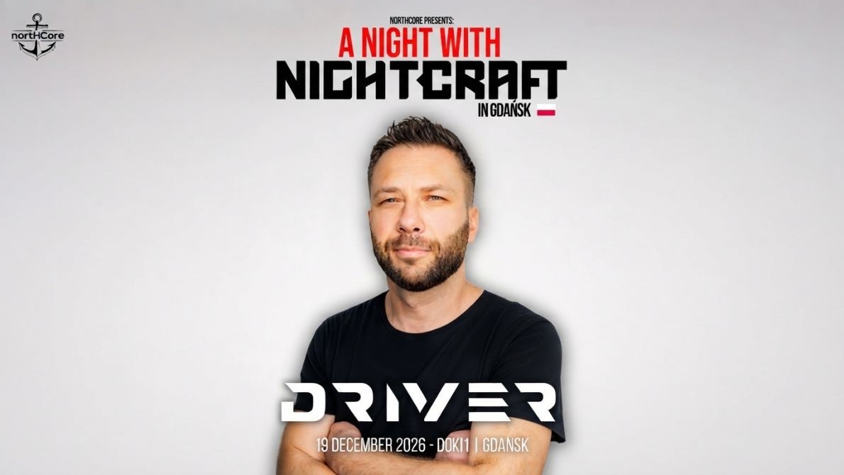 Plakat na którym jest dj driver