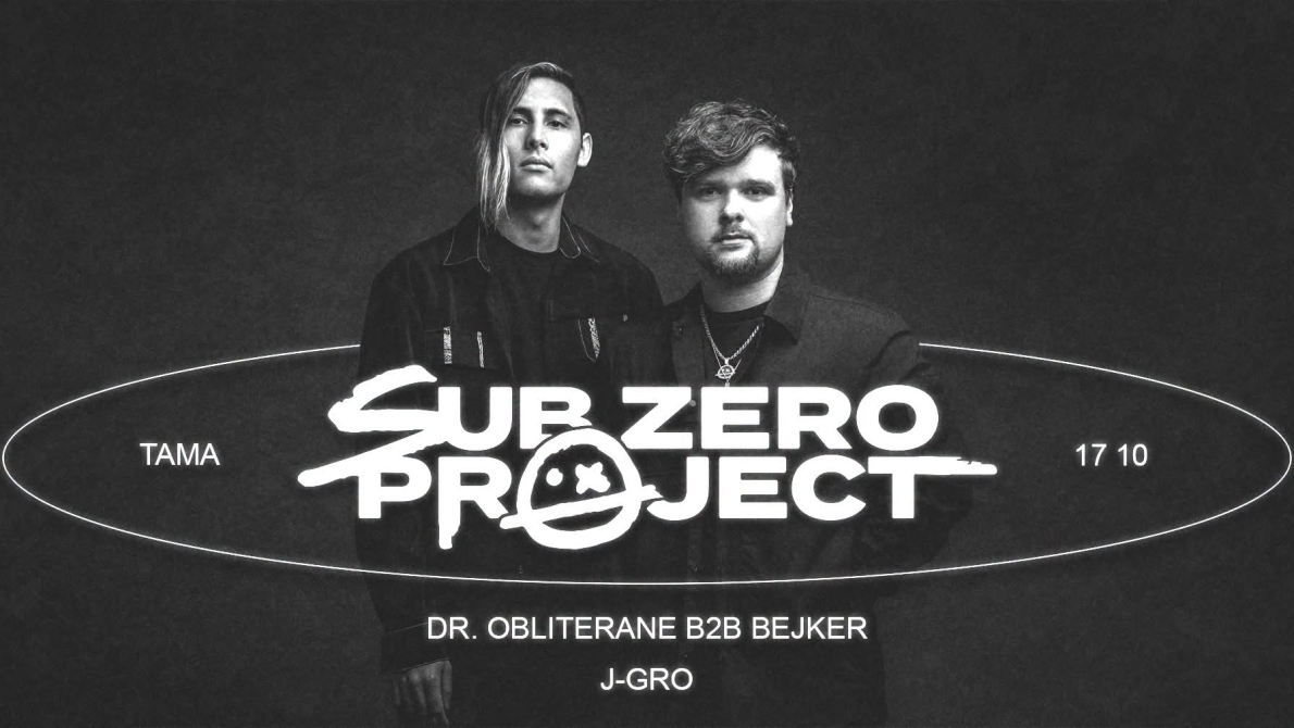 Plakat imprezy z sub zero project